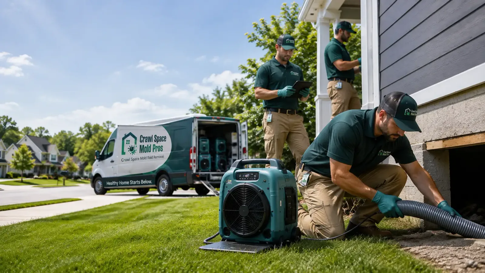 Crawl Space Mold Removal in Rosendale, NY